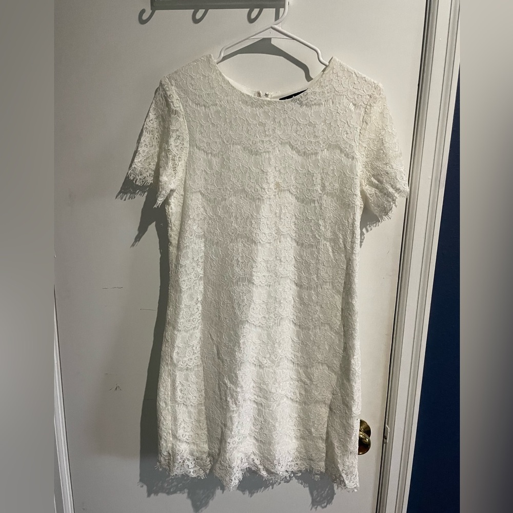 White Lulu’s lace dress!